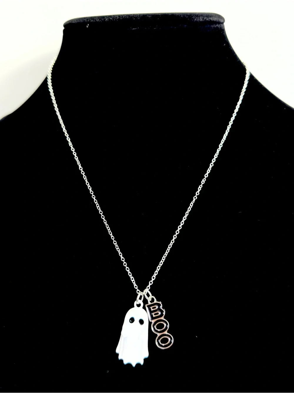 Halloween Ghost Boo Necklace